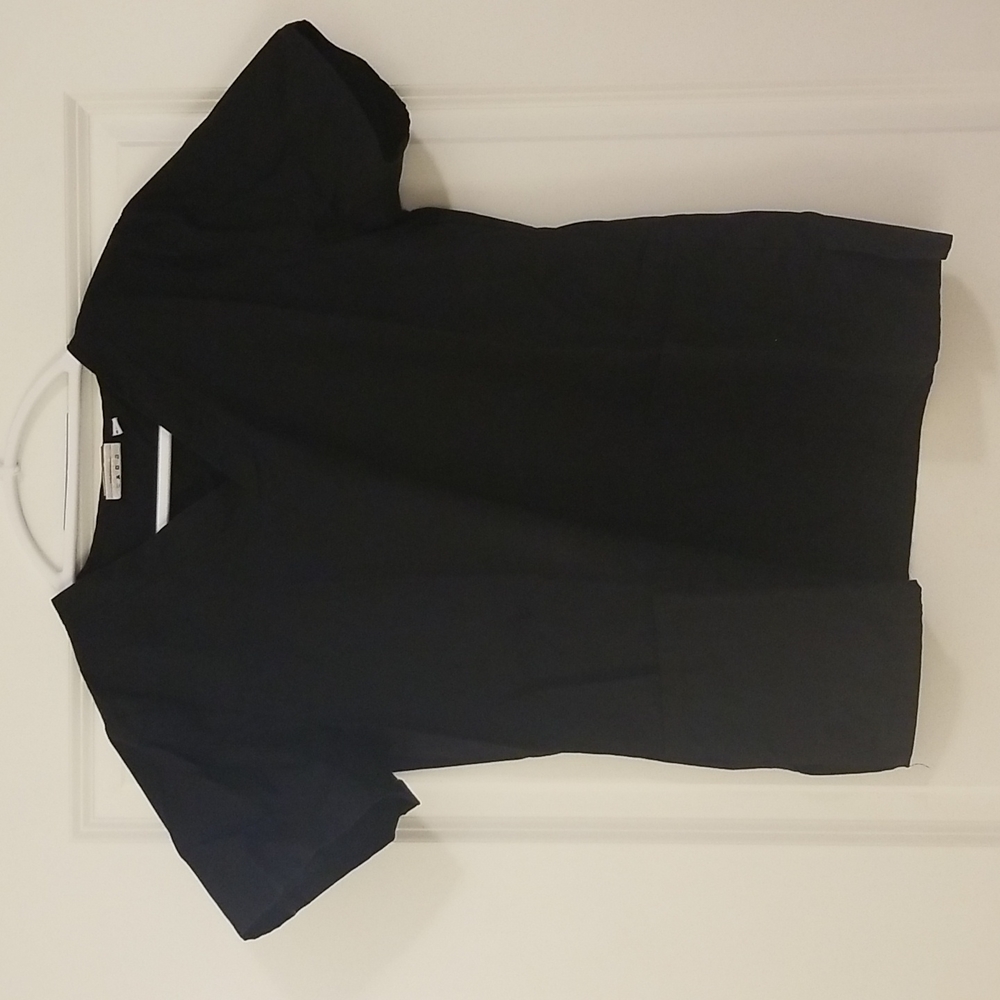 Black scrub top